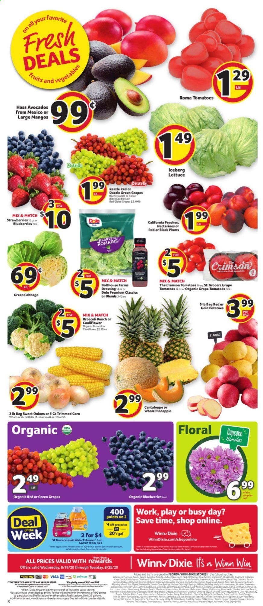 Winn Dixie (FL) Weekly Ad August 19 to August 25
