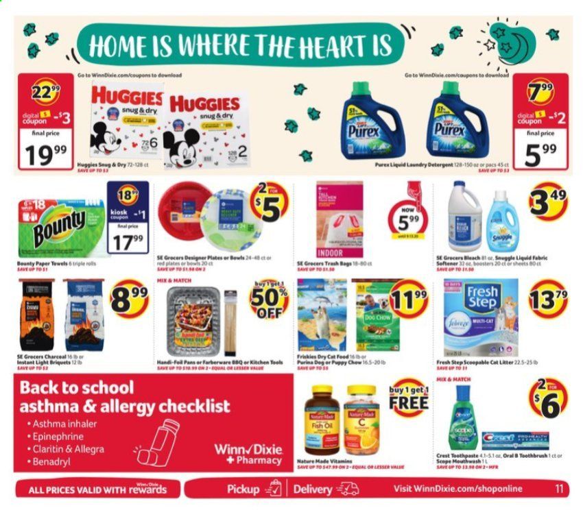 Winn Dixie (LA) Weekly Ad August 19 to August 25