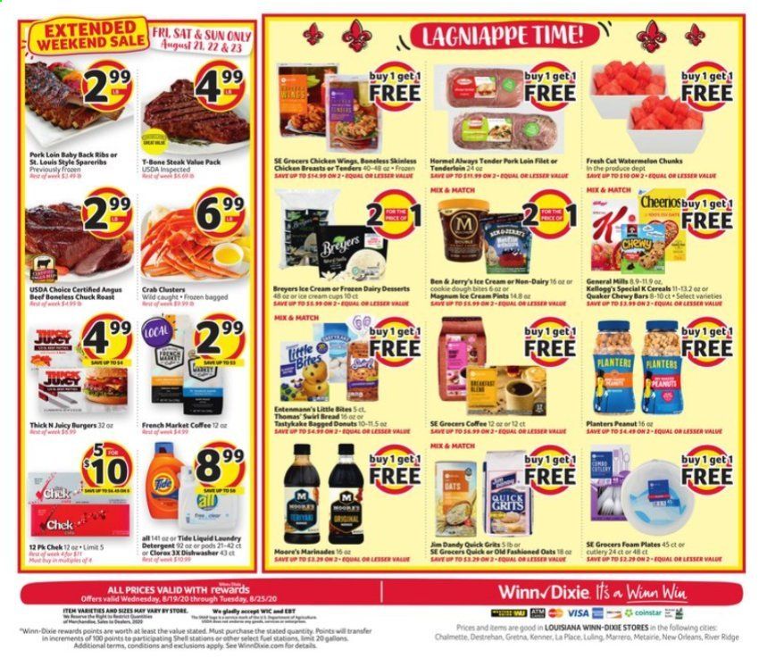 Winn Dixie (LA) Weekly Ad August 19 to August 25