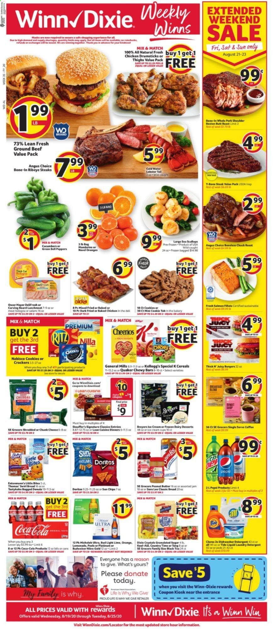 Winn Dixie (AL) Weekly Ad August 19 to August 25