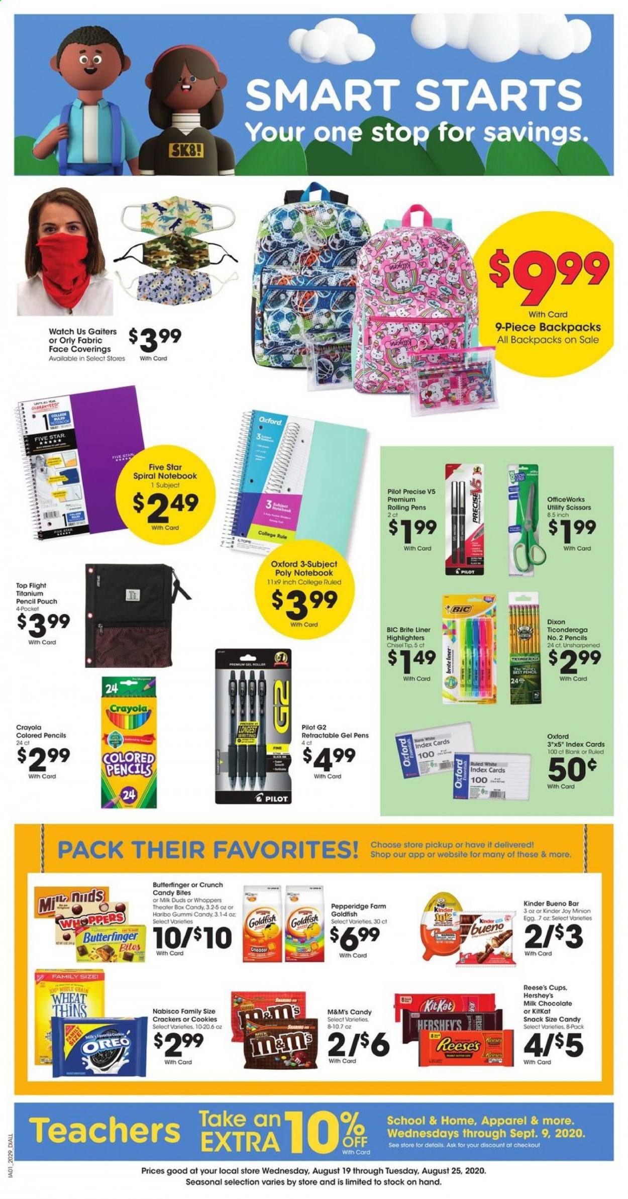 Baker's Weekly Ad August 19 to August 25