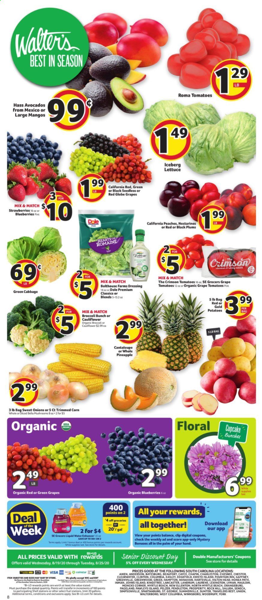 BI-LO (SC) Weekly Ad August 19 to August 25