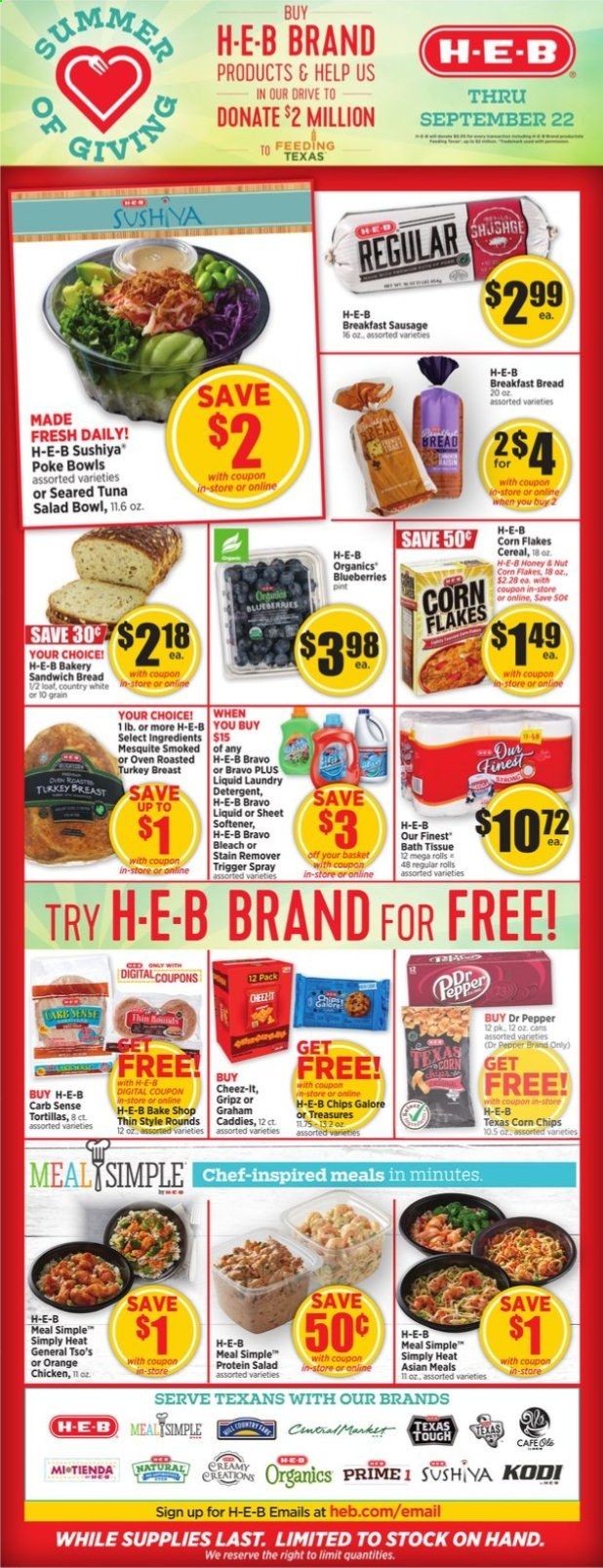 H-E-B Weekly Ad August 19 to August 25