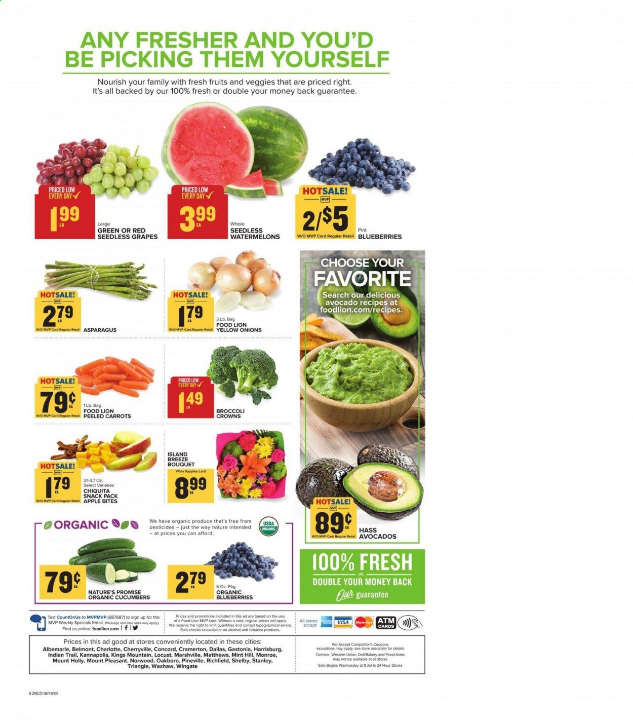 Food Lion (NC) Weekly Ad August 19 to August 25