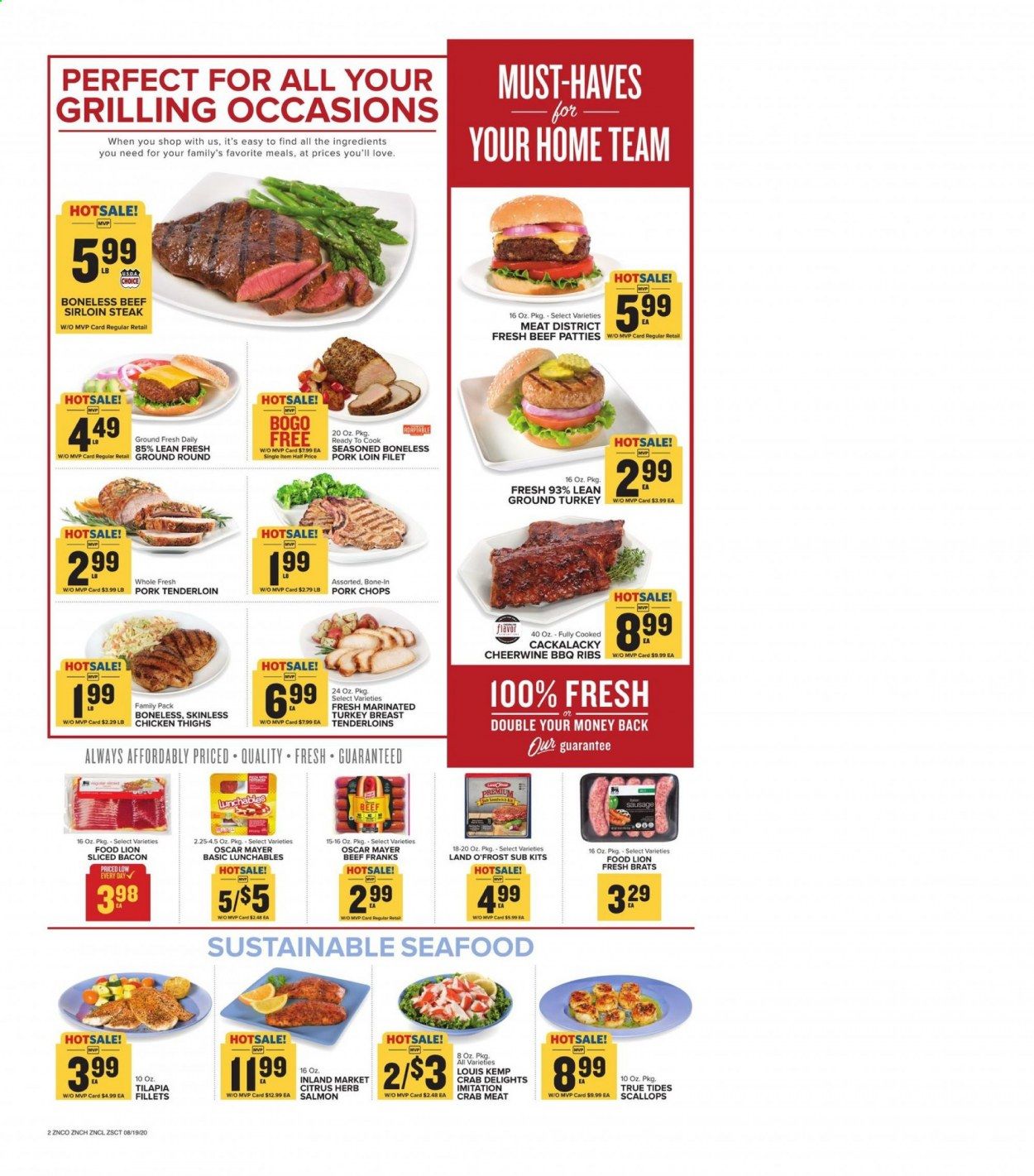 Food Lion (NC) Weekly Ad August 19 to August 25