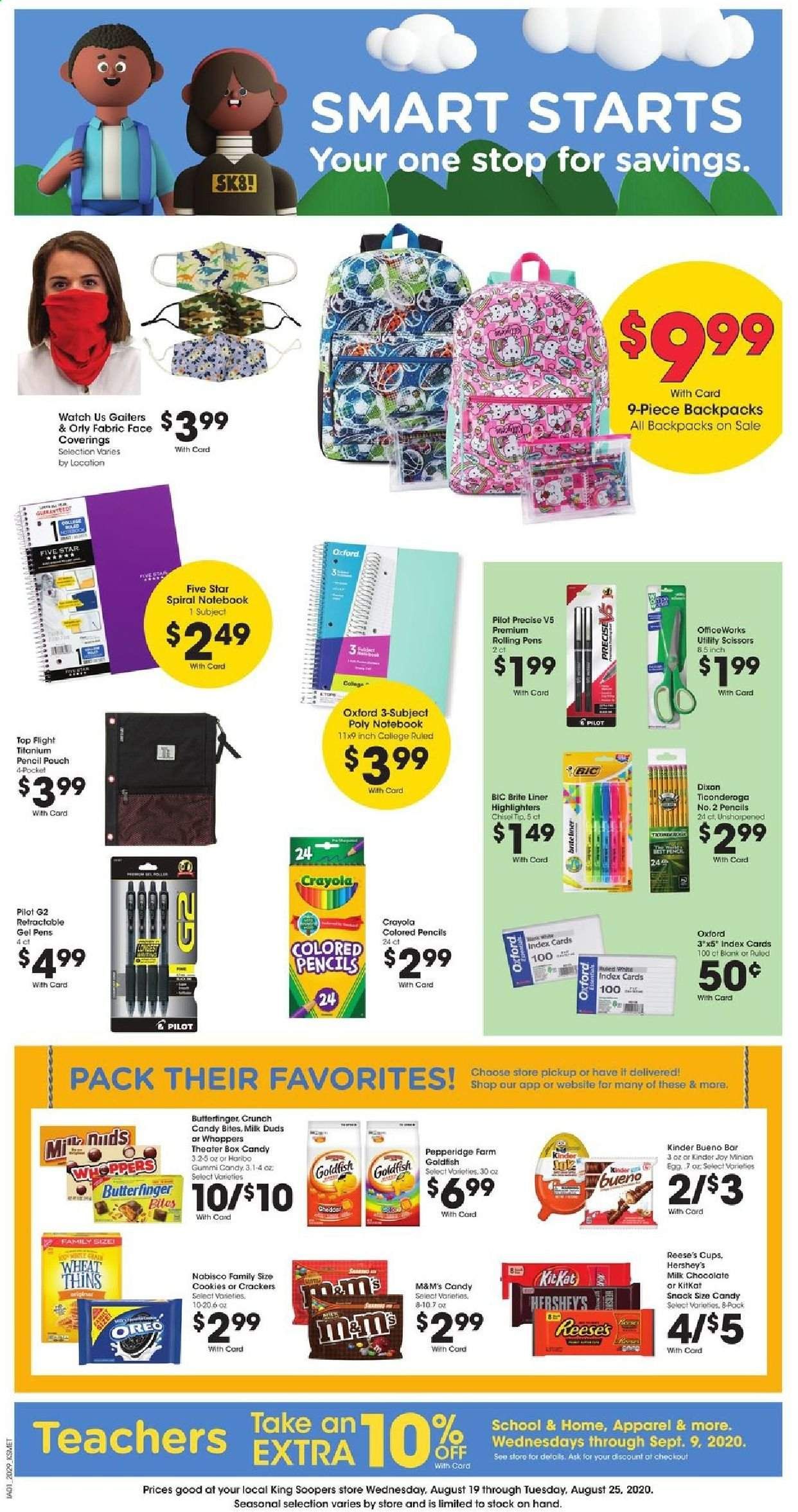 King Soopers Weekly Ad August 19 to August 25