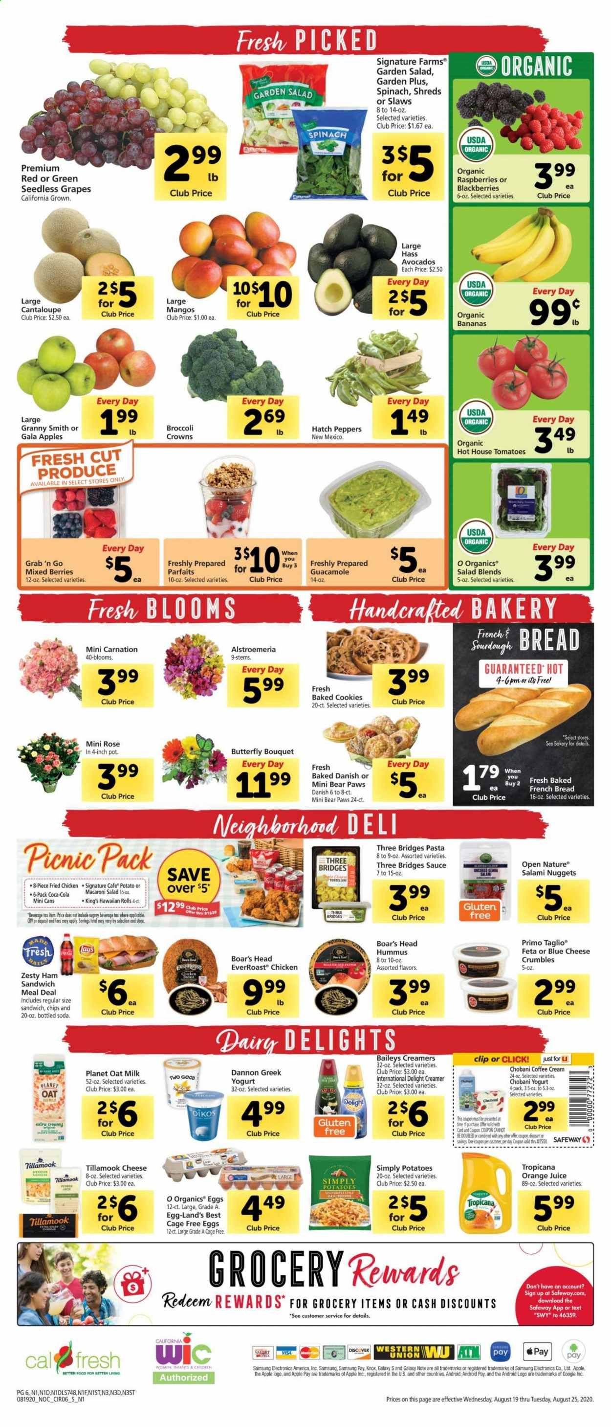 Safeway Weekly Ad August 19 to August 25