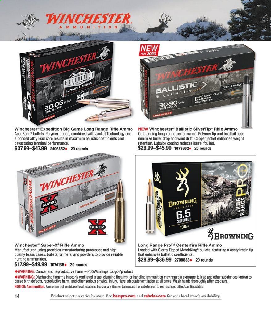 Cabela's Weekly Ad August 18 to December 26