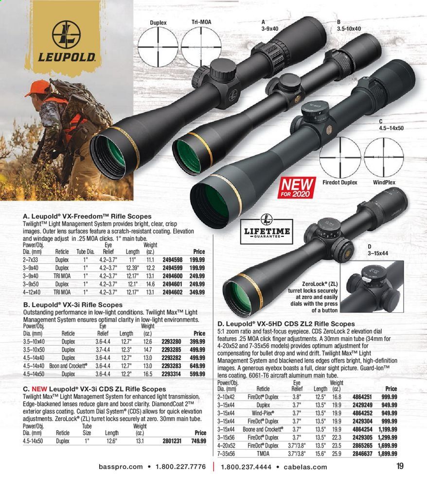 Cabela's Weekly Ad August 18 to December 26