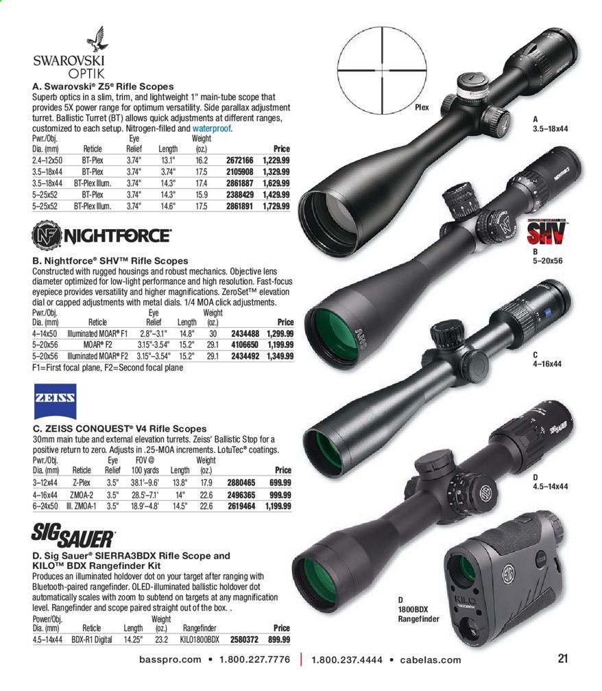 Cabela's Weekly Ad August 18 to December 26