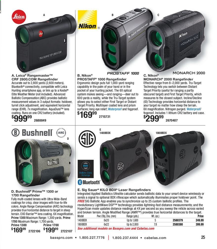 Cabela's Weekly Ad August 18 to December 26
