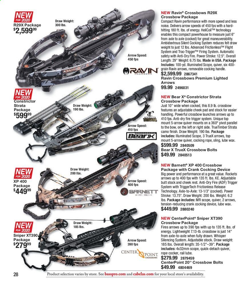 Cabela's Weekly Ad August 18 to December 26