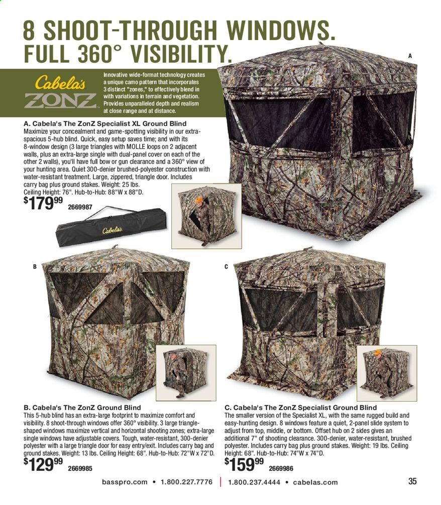 Cabela's Weekly Ad August 18 to December 26