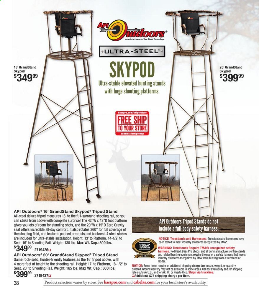 Cabela's Weekly Ad August 18 to December 26