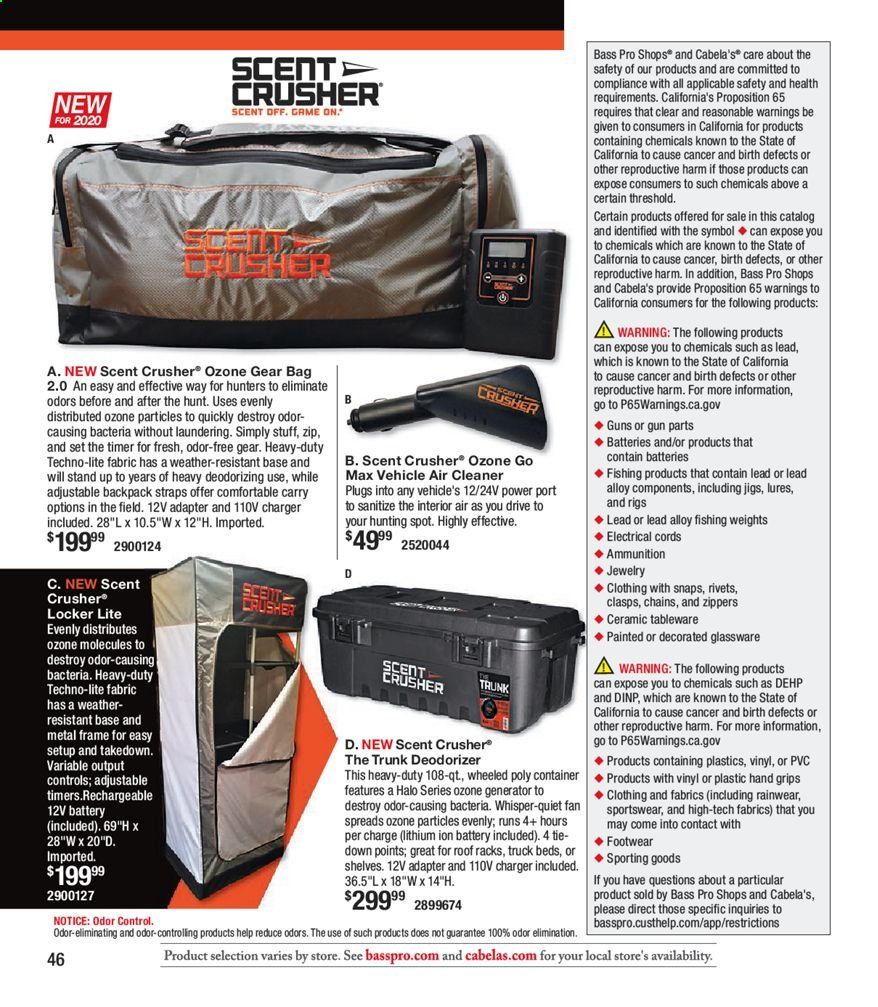 Cabela's Weekly Ad August 18 to December 26
