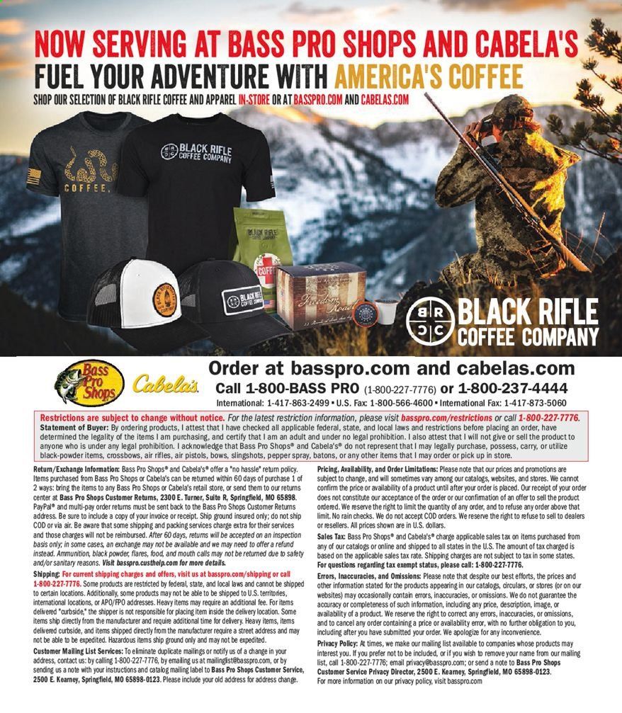 Cabela's Weekly Ad August 18 to December 26