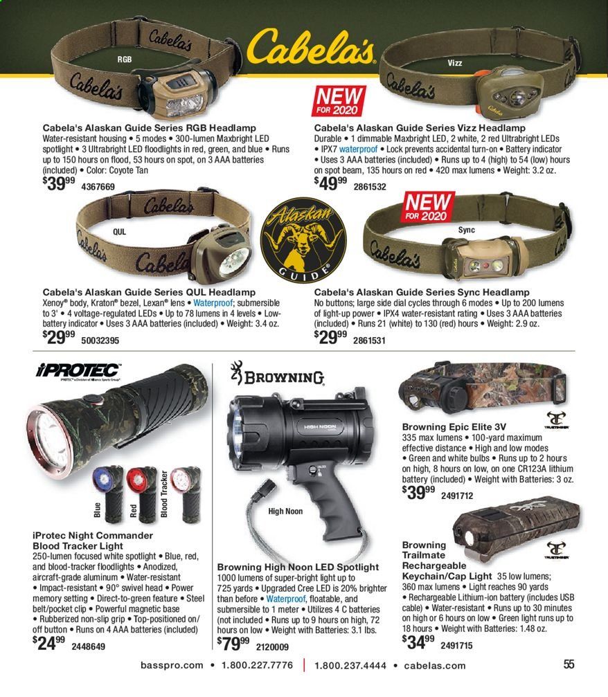 Cabela's Weekly Ad August 18 to December 26