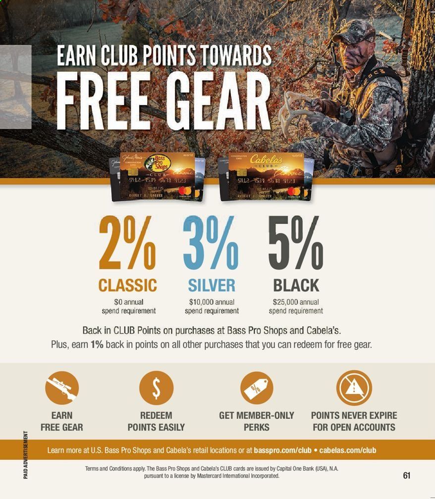 Cabela's Weekly Ad August 18 to December 26