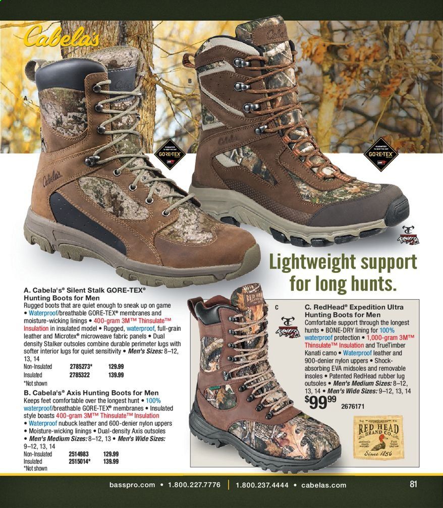 Cabela's Weekly Ad August 18 to December 26