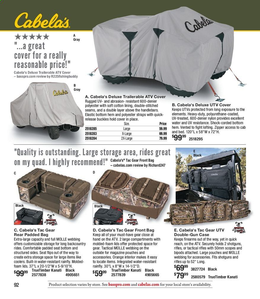 Cabela's Weekly Ad August 18 to December 26