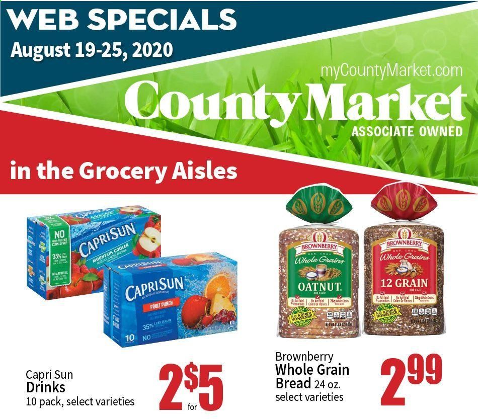County Market Weekly Ad August 19 to August 25