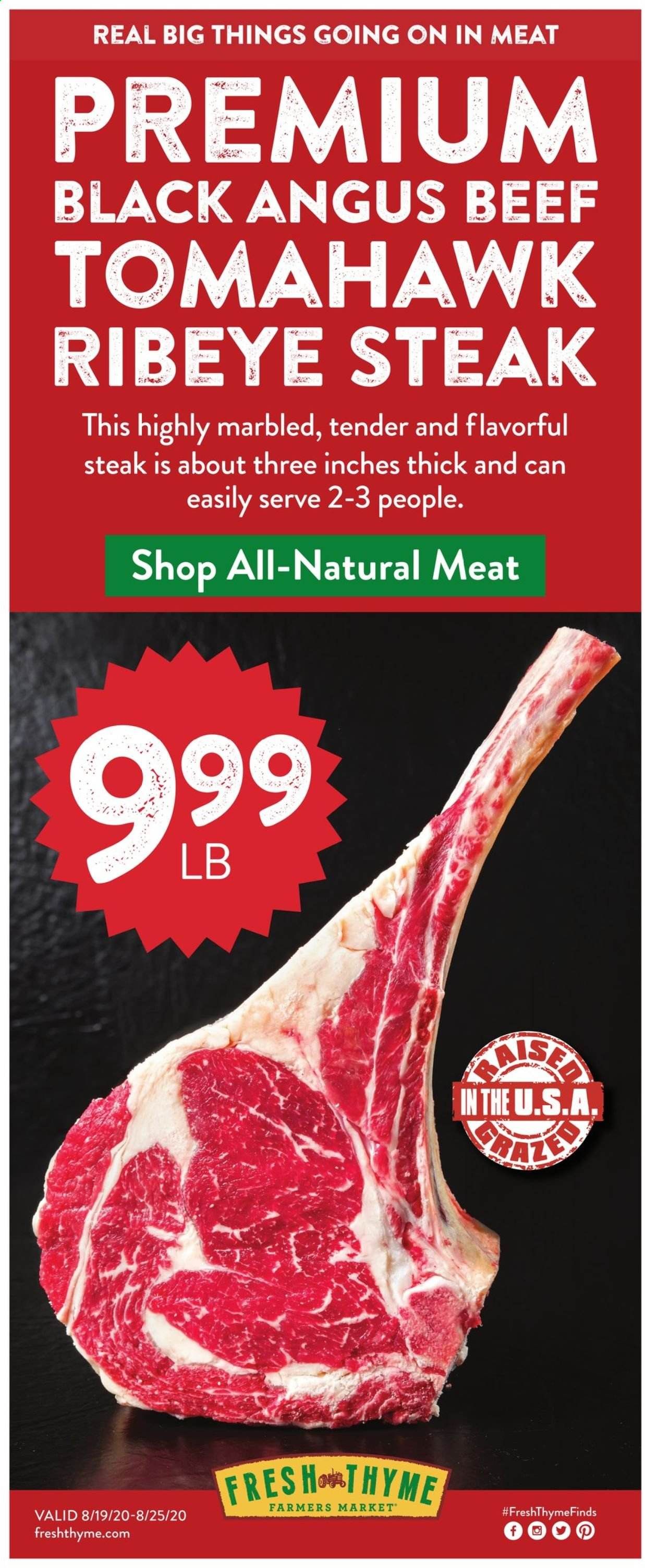 Fresh Thyme Weekly Ad August 19 to August 25