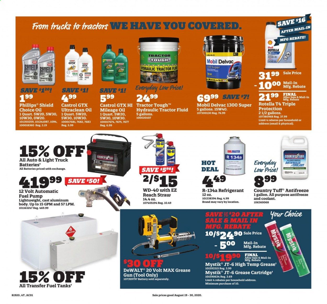 Orscheln Farm and Home Weekly Ad August 19 to August 30