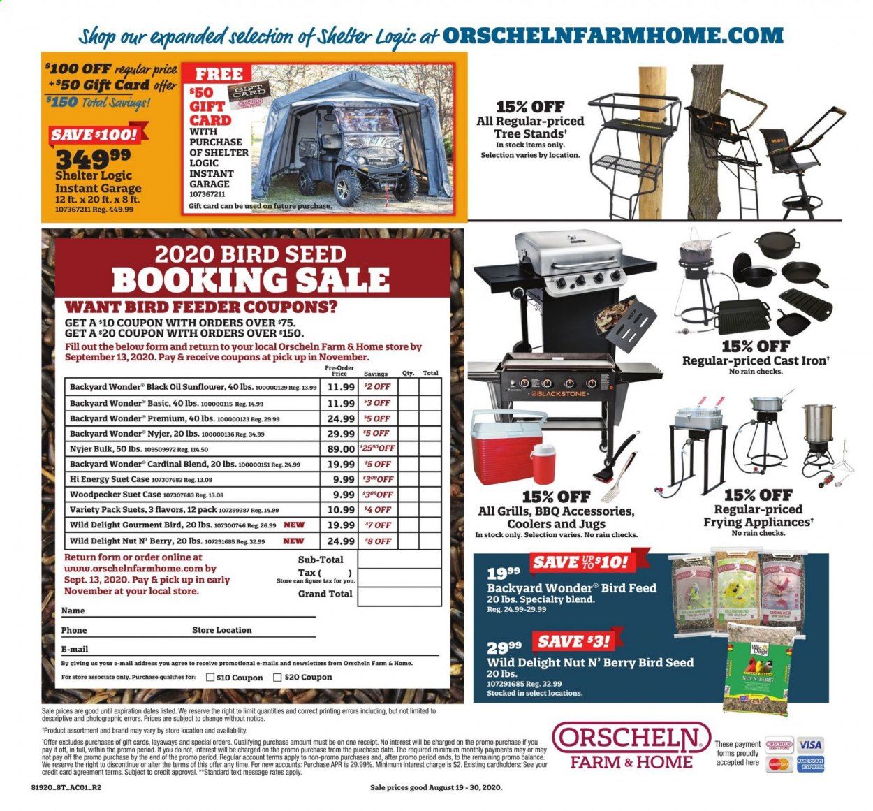 Orscheln Farm and Home Weekly Ad August 19 to August 30