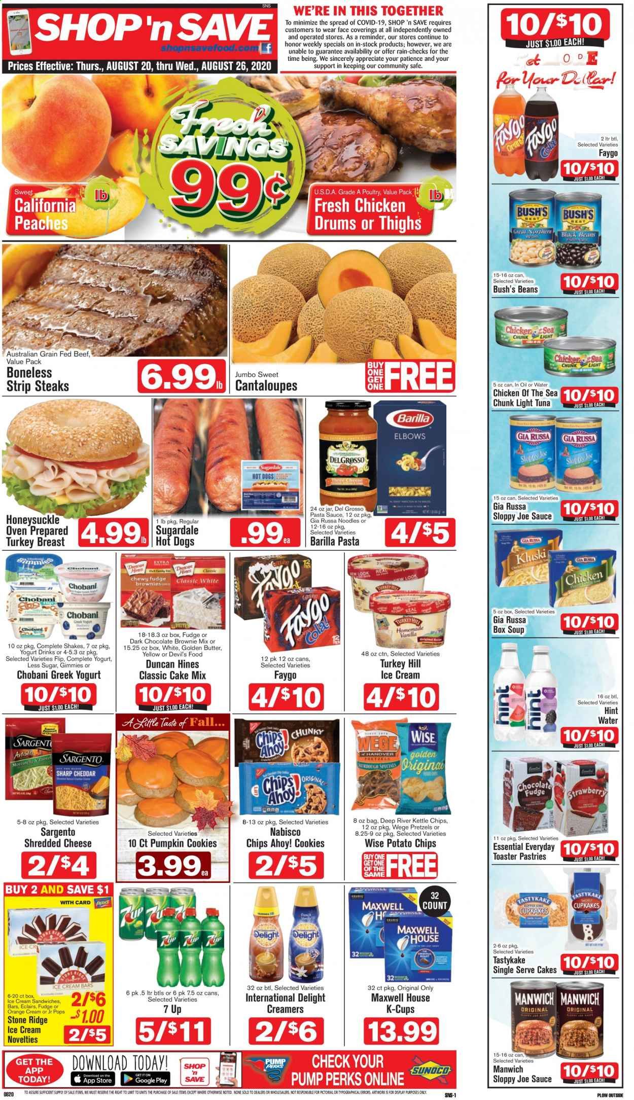Shop ‘n Save (Pittsburgh) (MD, NY, OH, PA) Weekly Ad August 20 to August 26