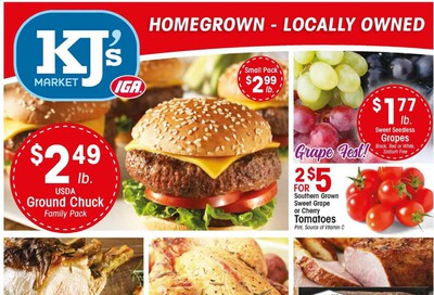KJ´s Market Weekly Ad August 19 to August 25