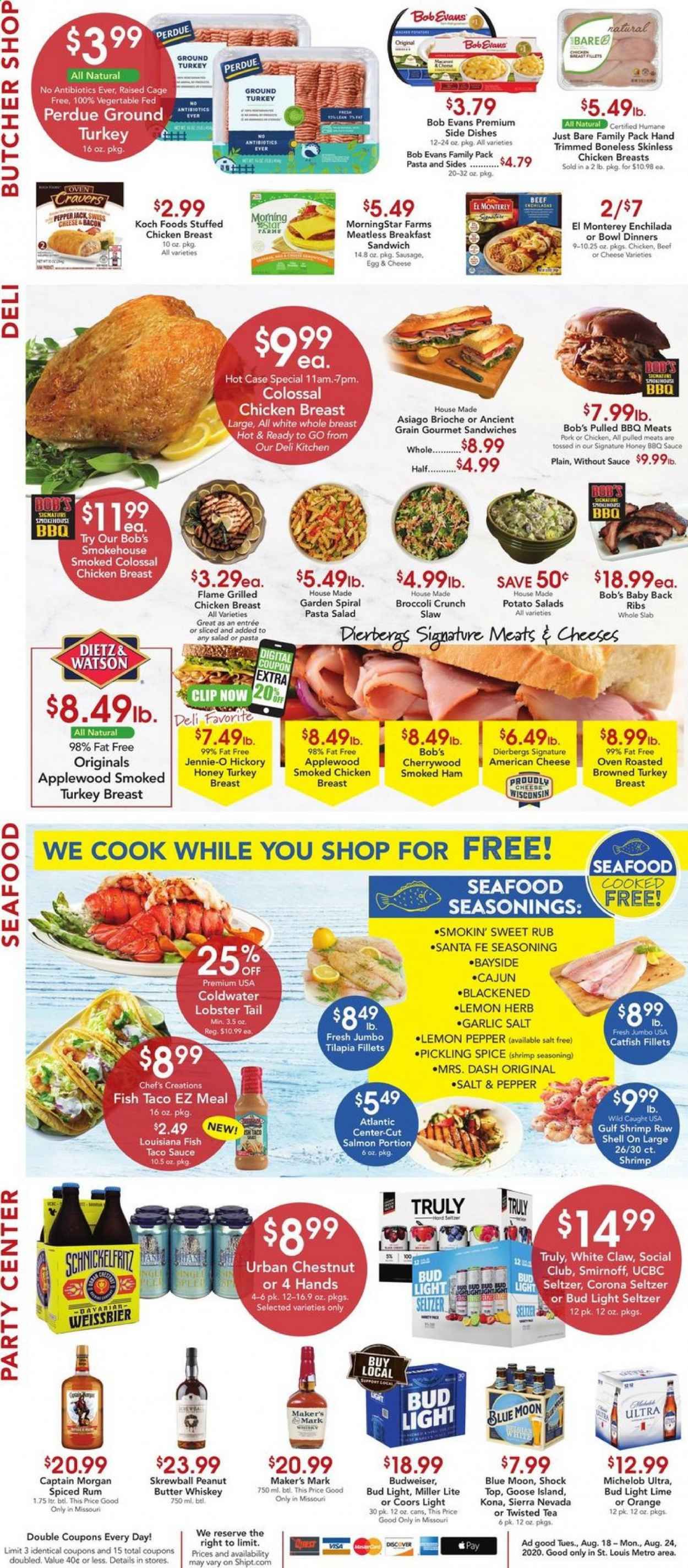 Dierbergs (IL, MO) Weekly Ad August 18 to August 24