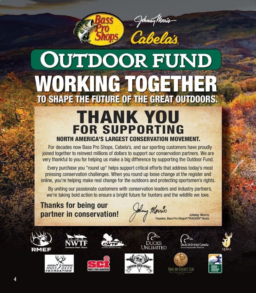 Bass Pro Shops Weekly Ad August 18 to December 26