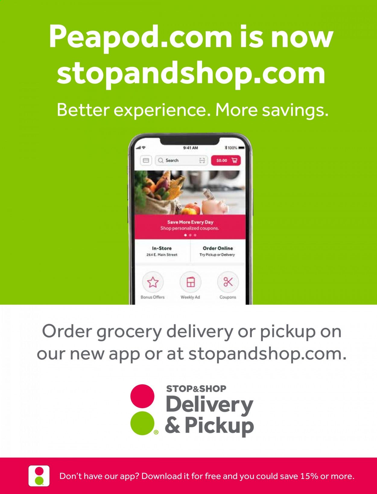 Stop & Shop (CT, MA, NJ, NY, RI) Weekly Ad September 1 to September 30
