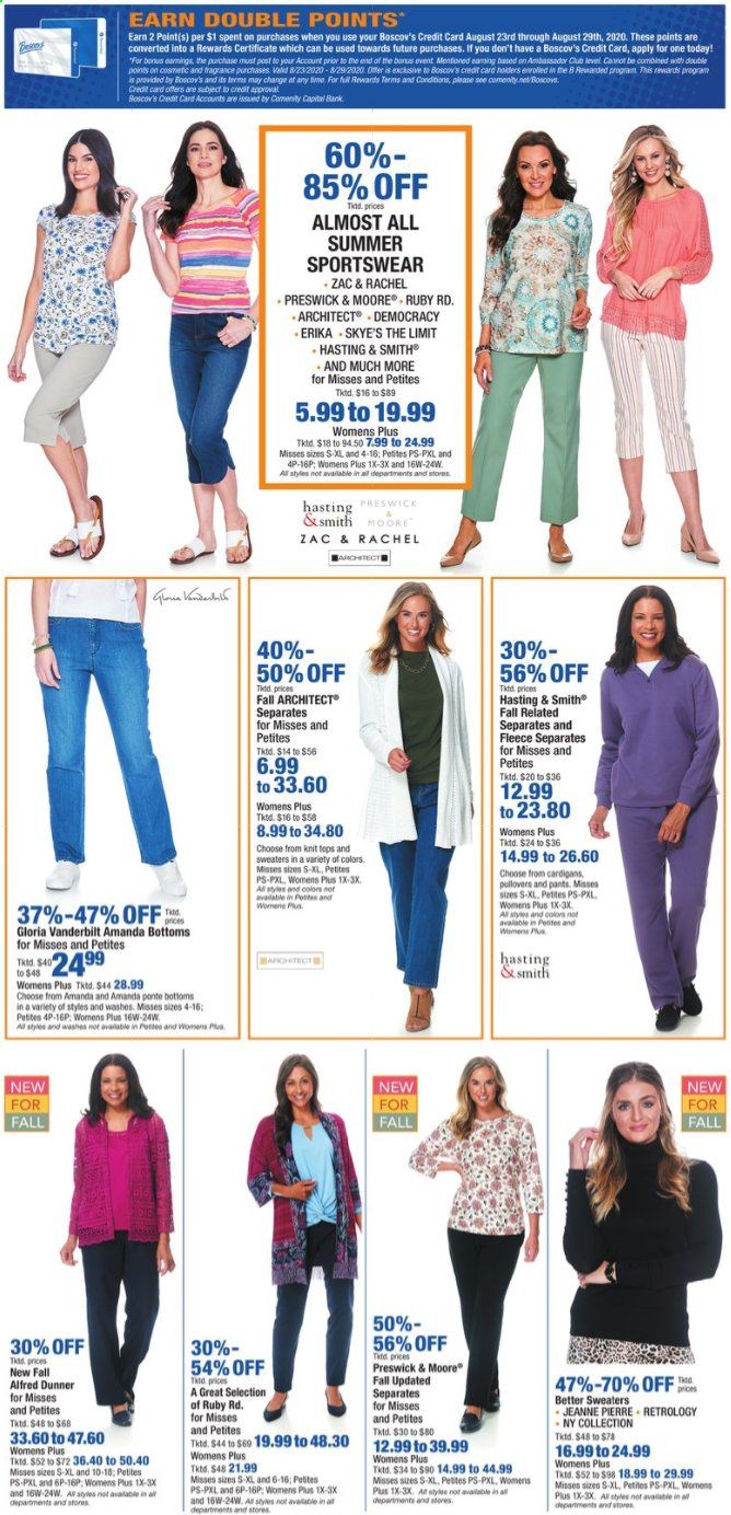 Boscov's Weekly Ad August 20 to August 26