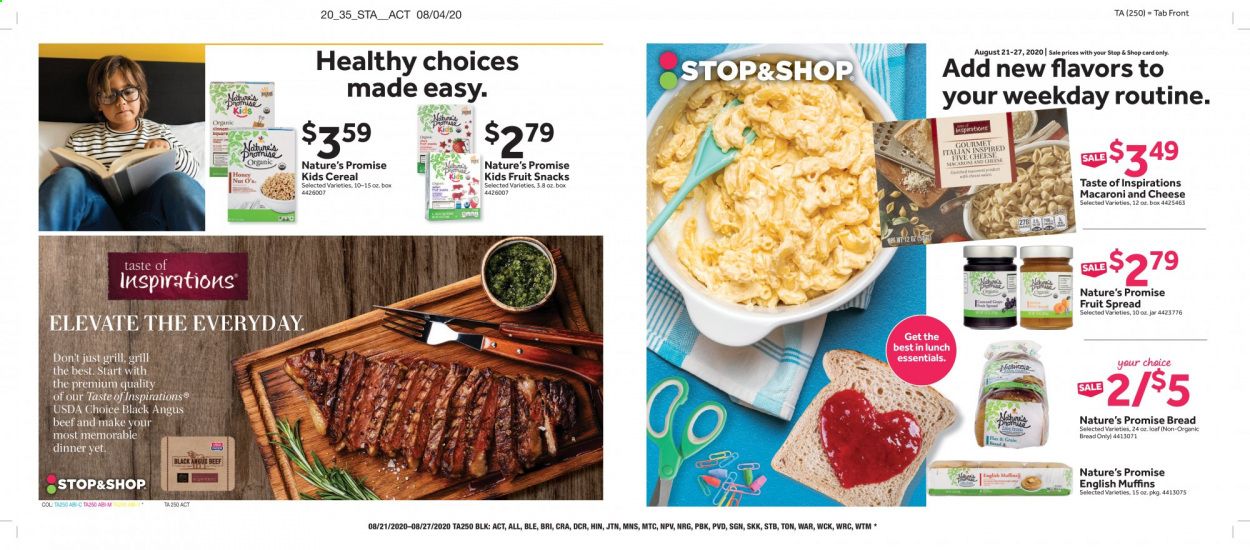 Stop & Shop (RI) Weekly Ad August 21 to August 27