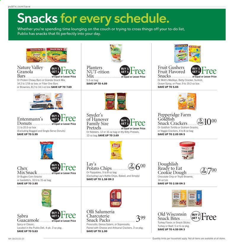 Publix Weekly Ad August 20 to August 26