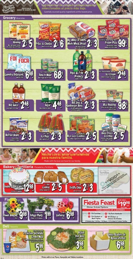 Fiesta Foods SuperMarkets Weekly Ad August 19 to August 25