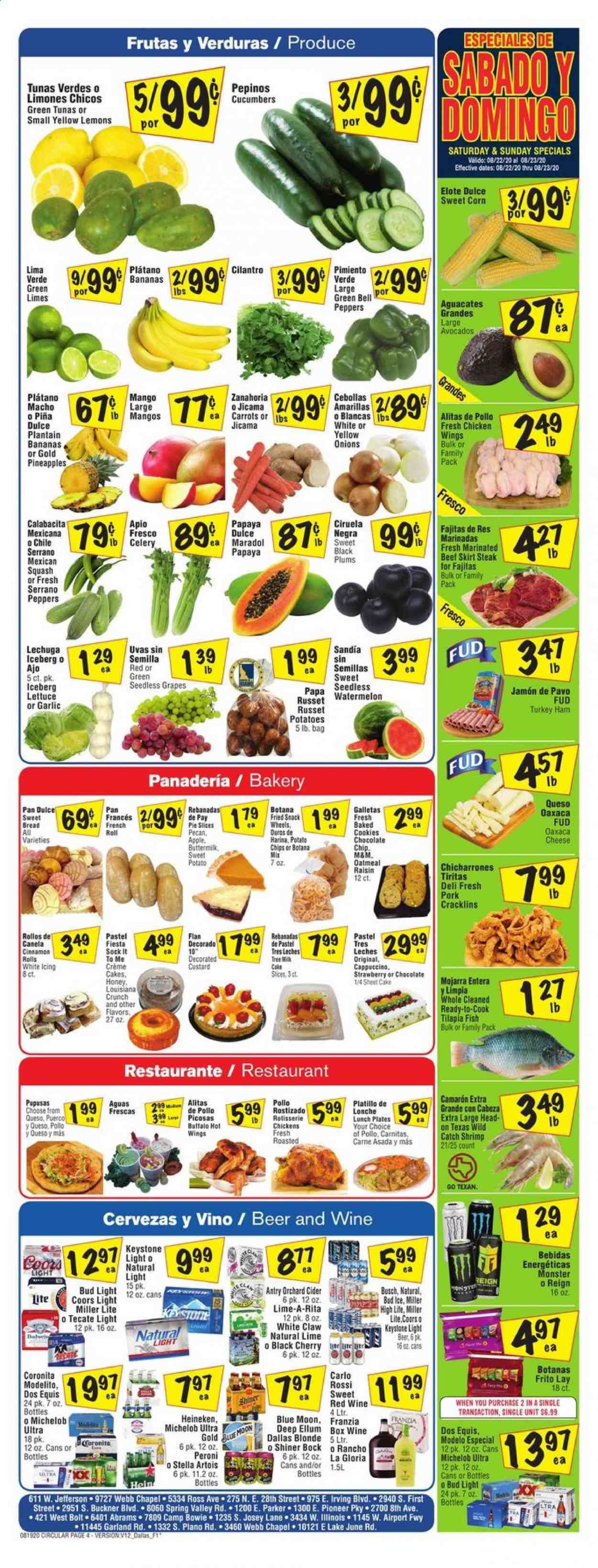 Fiesta Mart Weekly Ad August 19 to August 25