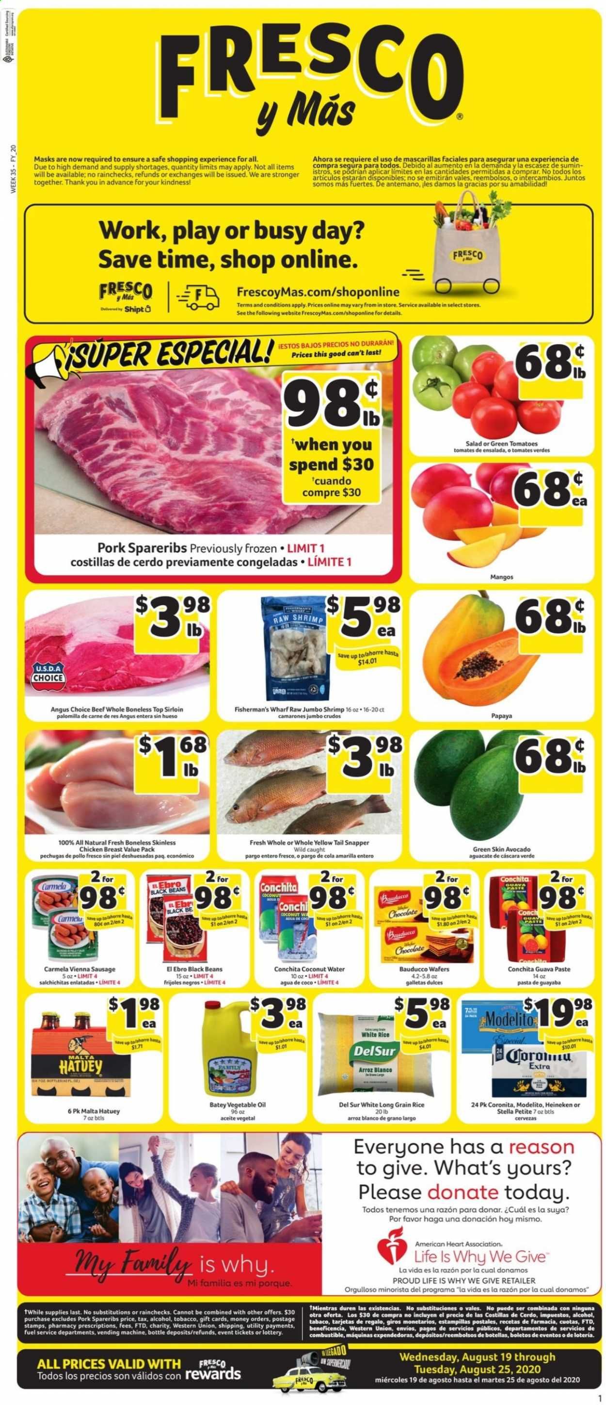 Fresco y Más Weekly Ad August 19 to August 25