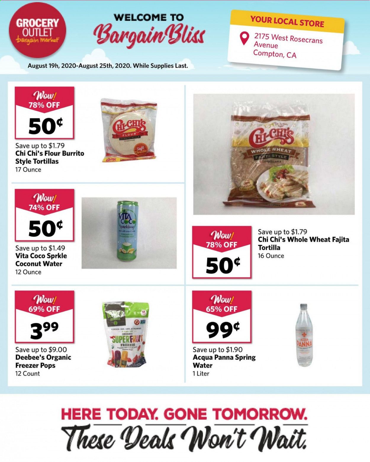 Grocery Outlet Weekly Ad August 19 to August 25