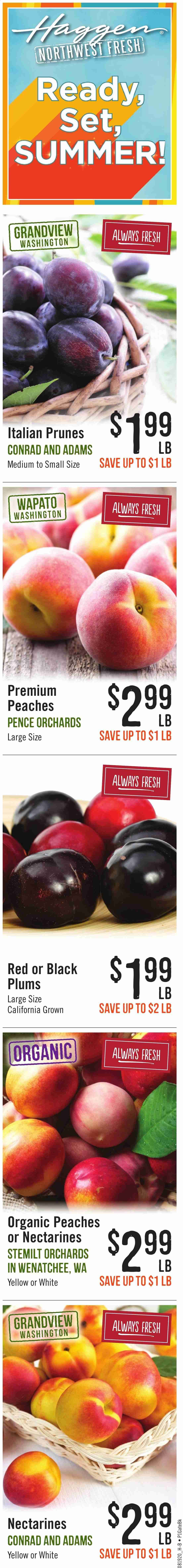 Haggen Weekly Ad August 19 to August 25