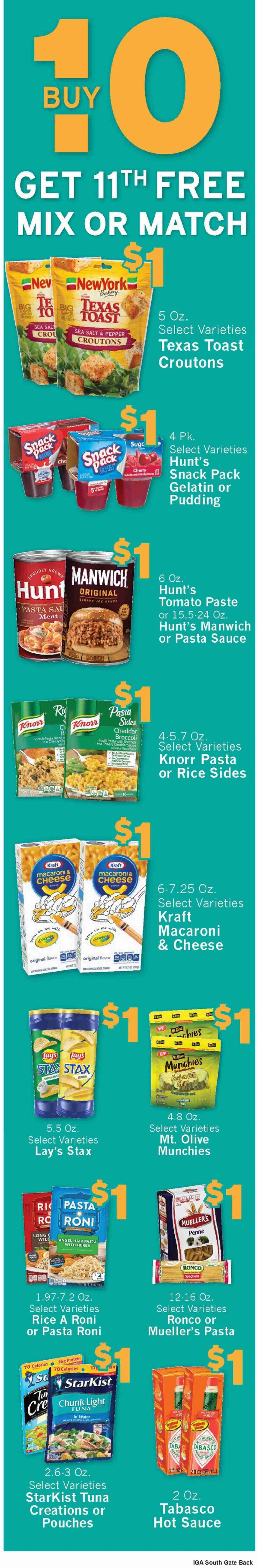 IGA Weekly Ad August 19 to August 25
