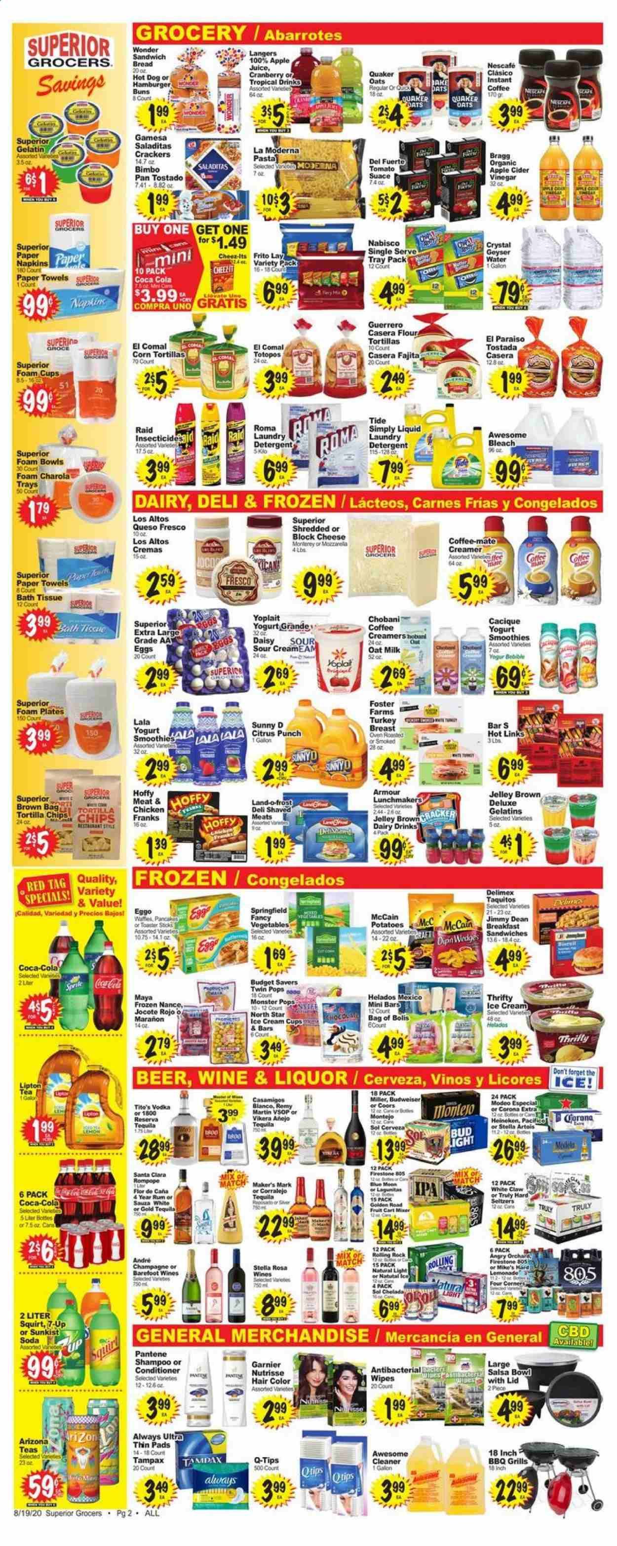 Superior Grocers Weekly Ad August 19 to August 25