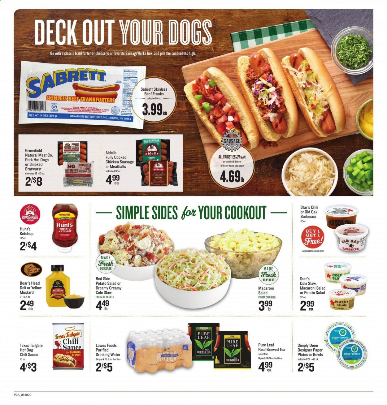 Lowes Foods Weekly Ad August 19 to August 25