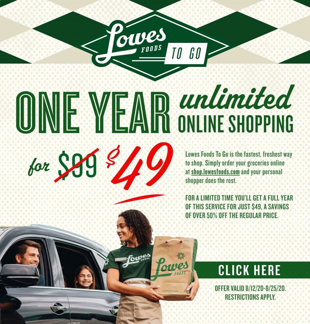 Lowes Foods Weekly Ad August 19 to August 25