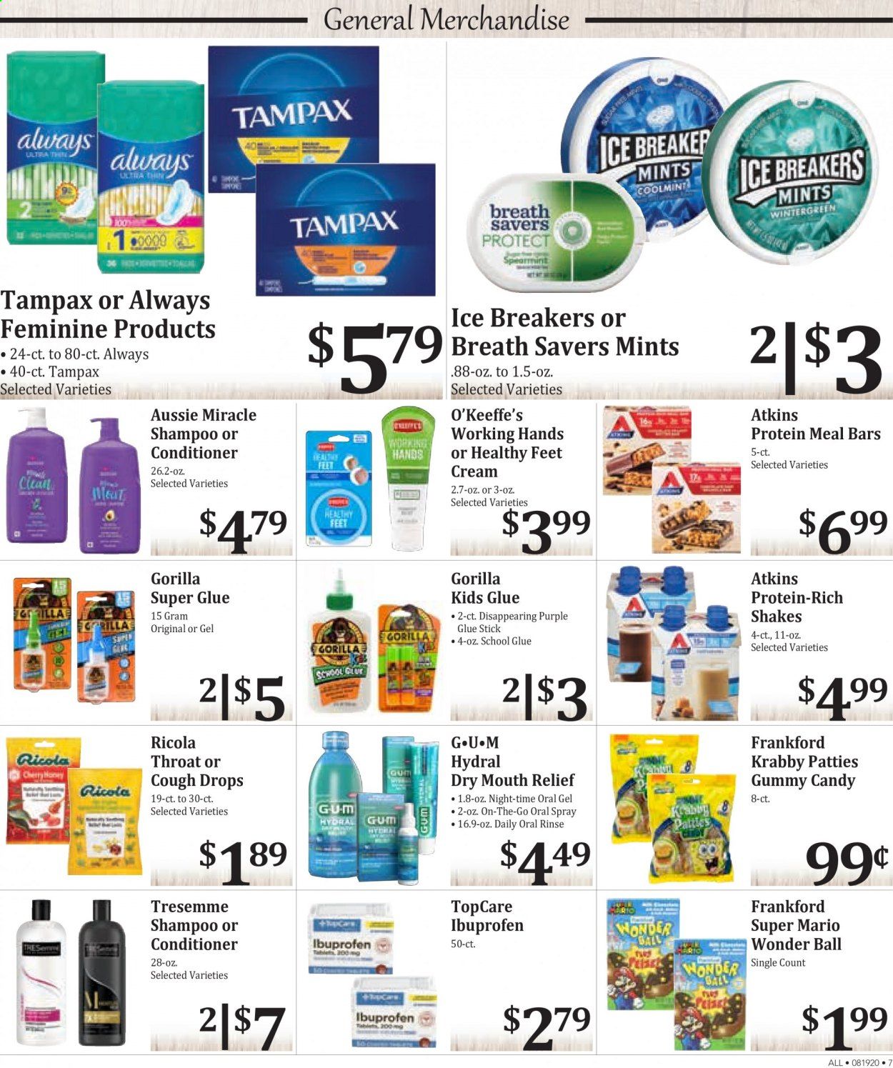 Rosauers Weekly Ad August 19 to August 25