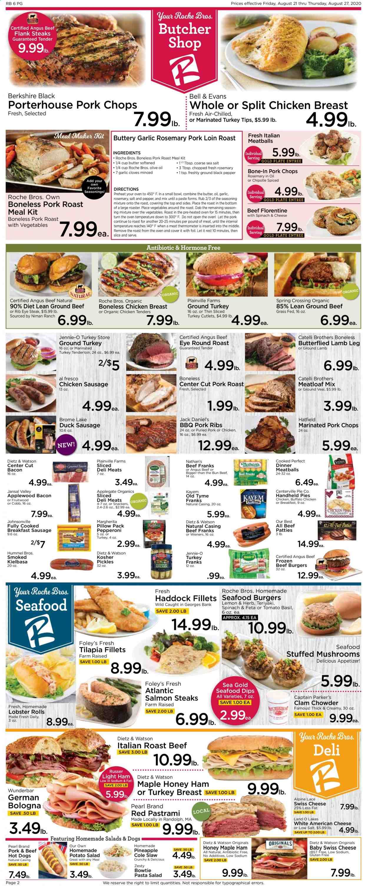 Roche Bros. Weekly Ad August 21 to August 27