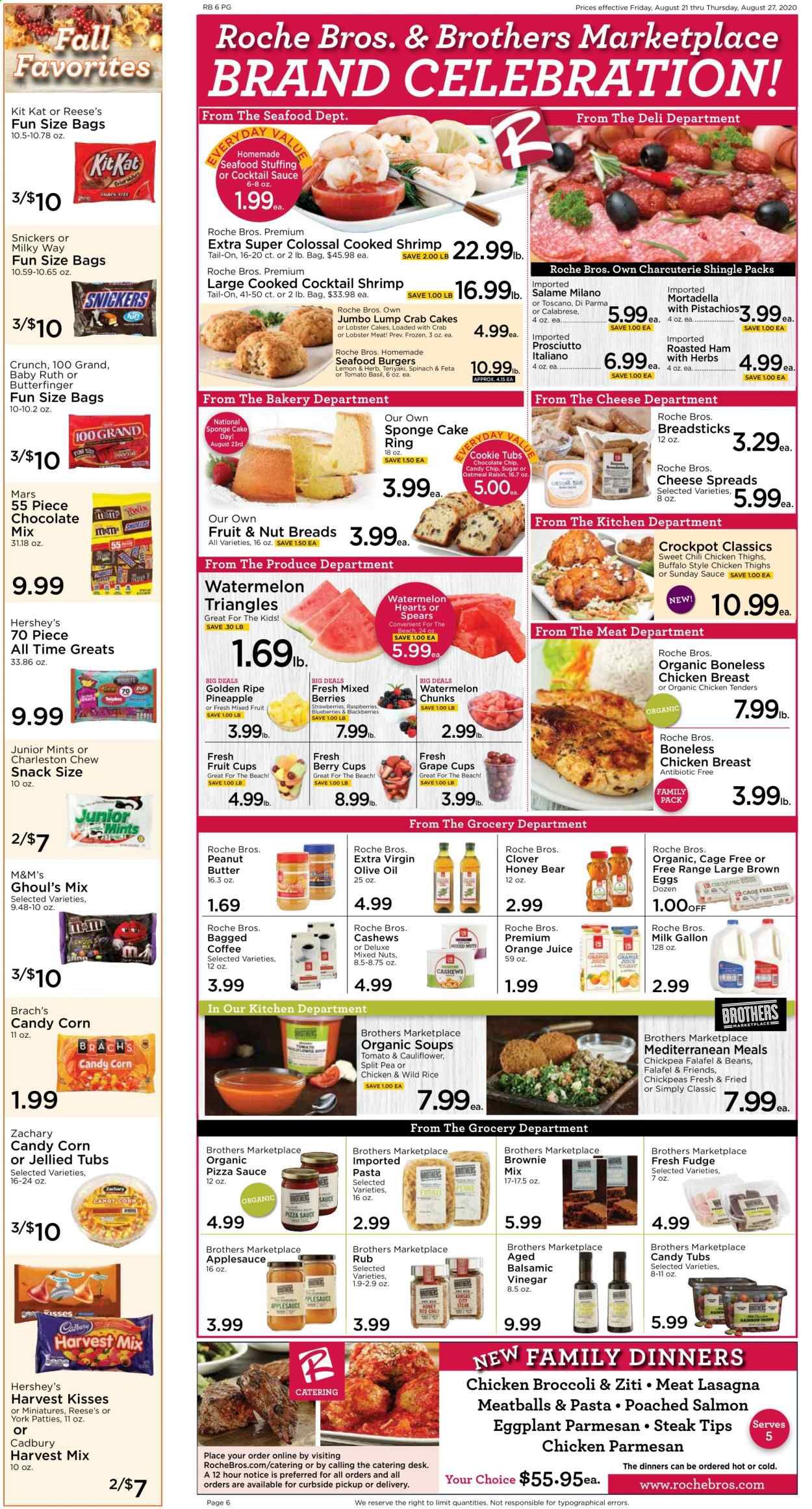 Roche Bros. Weekly Ad August 21 to August 27
