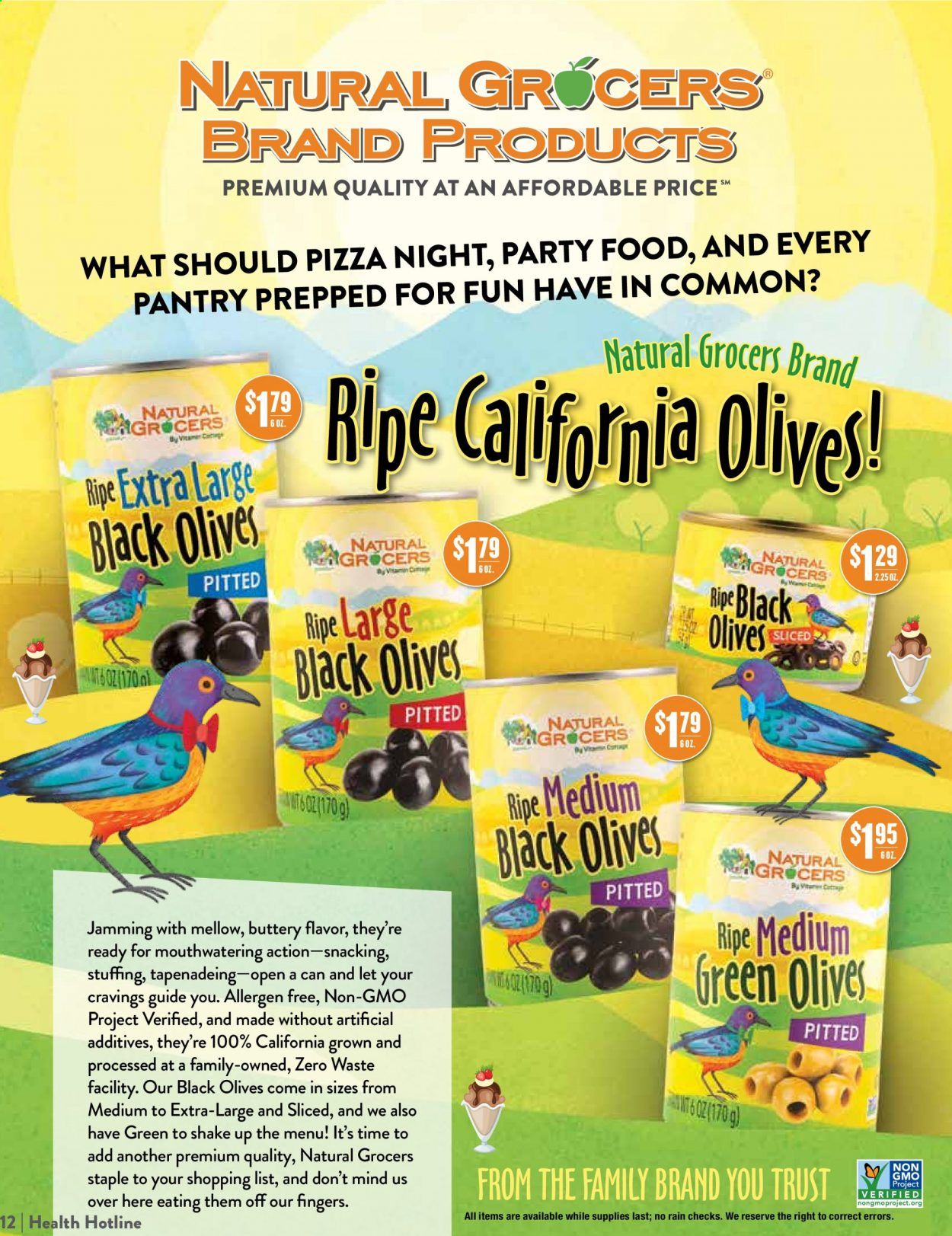 Natural Grocers Weekly Ad August 7 to August 29