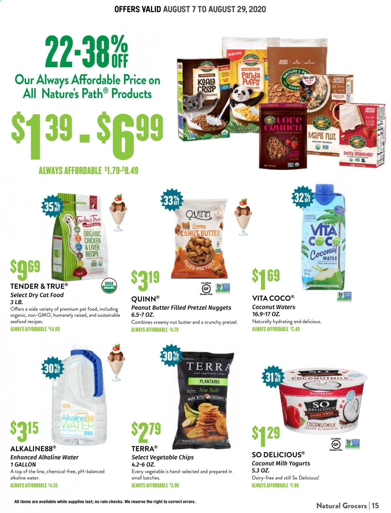 Natural Grocers Weekly Ad August 7 to August 29
